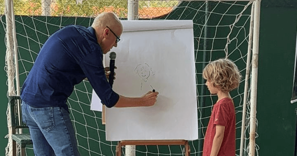Crianças e educadores compartilharam um momento de interação, afeto e muitas descobertas