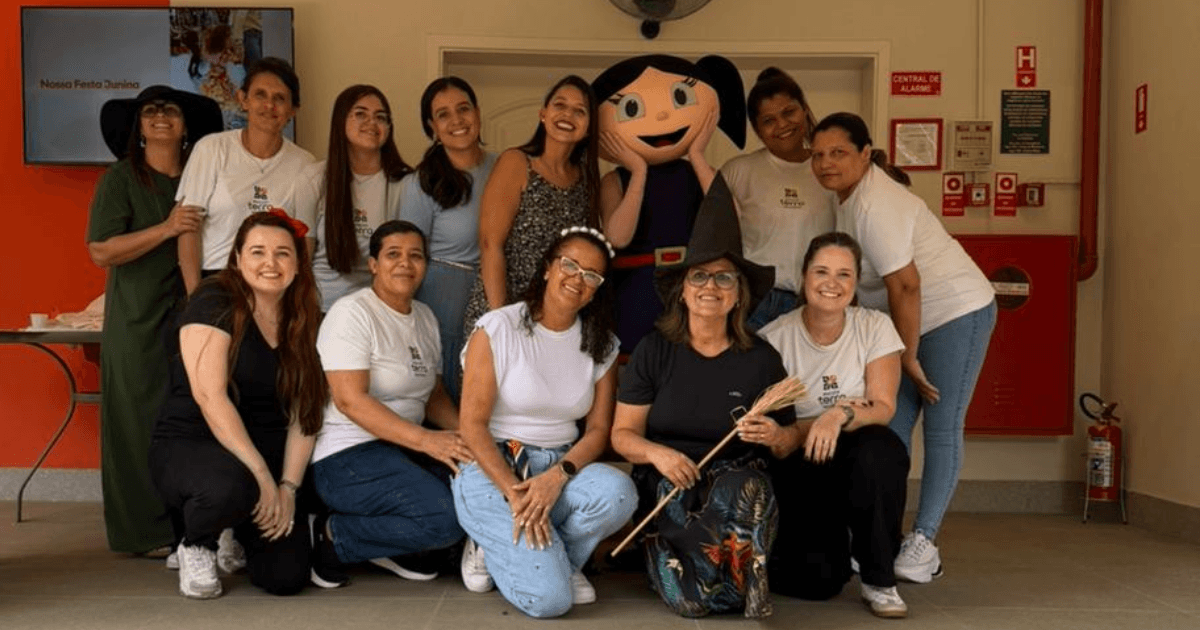 A presença da personagem aproximou o universo da imaginação das experiências vividas na escola